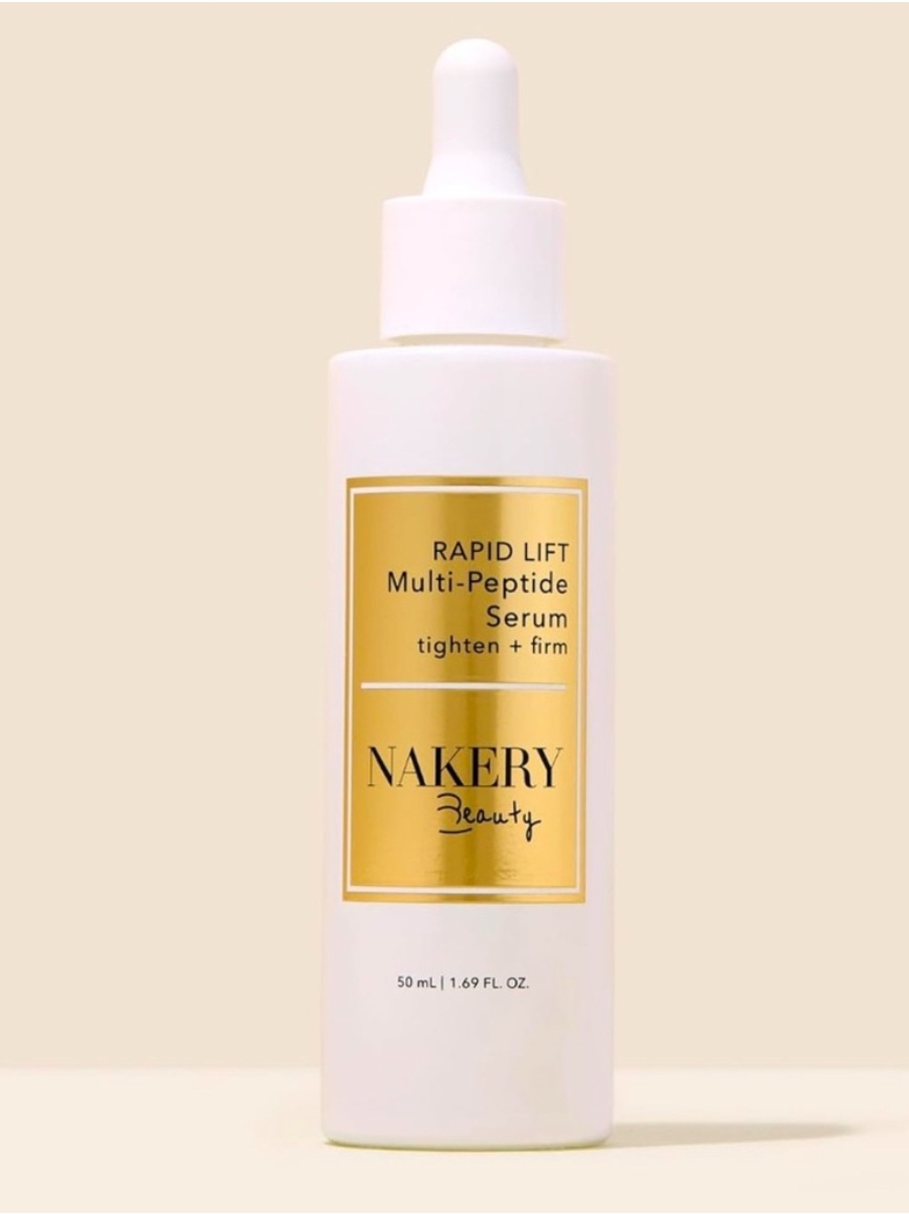 Nakery Beauty Rapid Lift Multi-Peptide Serum- tighten, firm face & eye area